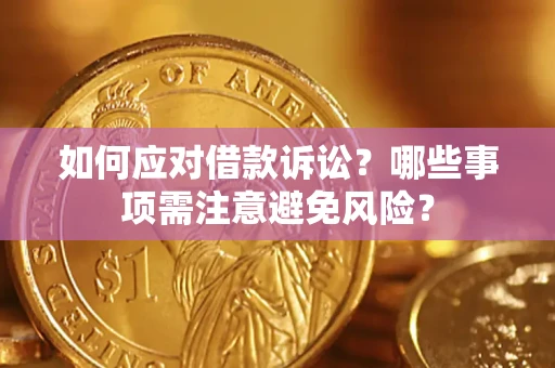 北京如何应对借款诉讼？哪些事项需注意避免风险？