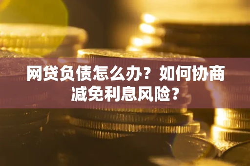 北京网贷负债怎么办？如何协商减免利息风险？