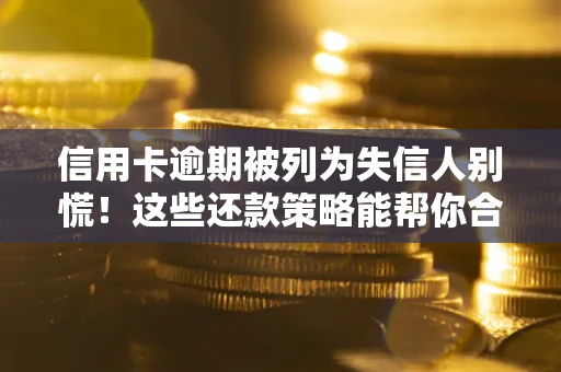 北京信用卡逾期被列为失信人别慌！这些还款策略能帮你合法止损