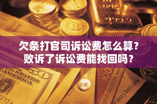 北京欠条打官司诉讼费怎么算？败诉了诉讼费能找回吗？